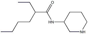 2-ethyl-N-(piperidin-3-yl)hexanamide Struktur