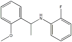 2-fluoro-N-[1-(2-methoxyphenyl)ethyl]aniline Struktur