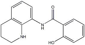 2-hydroxy-N-(1,2,3,4-tetrahydroquinolin-8-yl)benzamide Struktur