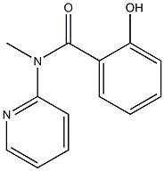 2-hydroxy-N-methyl-N-(pyridin-2-yl)benzamide Struktur