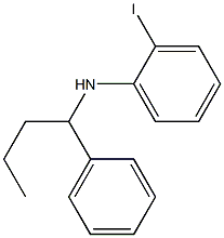 2-iodo-N-(1-phenylbutyl)aniline Struktur