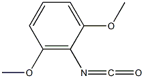 2-isocyanato-1,3-dimethoxybenzene Struktur