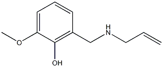 2-methoxy-6-[(prop-2-en-1-ylamino)methyl]phenol Struktur