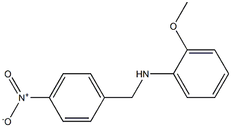 2-methoxy-N-[(4-nitrophenyl)methyl]aniline Struktur