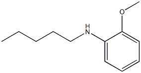 2-methoxy-N-pentylaniline Struktur