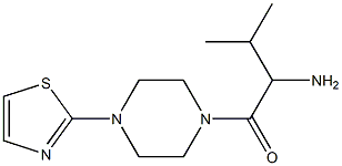 2-methyl-1-{[4-(1,3-thiazol-2-yl)piperazin-1-yl]carbonyl}propylamine Struktur