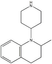 2-methyl-1-piperidin-4-yl-1,2,3,4-tetrahydroquinoline Struktur