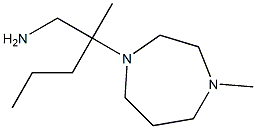 2-methyl-2-(4-methyl-1,4-diazepan-1-yl)pentan-1-amine Struktur