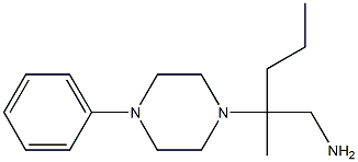 2-methyl-2-(4-phenylpiperazin-1-yl)pentan-1-amine Struktur