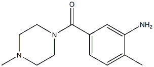 2-methyl-5-[(4-methylpiperazin-1-yl)carbonyl]aniline Struktur