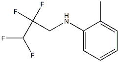 2-methyl-N-(2,2,3,3-tetrafluoropropyl)aniline Struktur