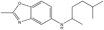 2-methyl-N-(5-methylhexan-2-yl)-1,3-benzoxazol-5-amine Struktur