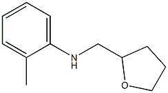 2-methyl-N-(oxolan-2-ylmethyl)aniline Struktur