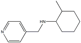 2-methyl-N-(pyridin-4-ylmethyl)cyclohexan-1-amine Struktur