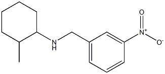 2-methyl-N-[(3-nitrophenyl)methyl]cyclohexan-1-amine Struktur