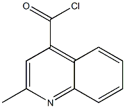 2-methylquinoline-4-carbonyl chloride Struktur