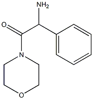 2-morpholin-4-yl-2-oxo-1-phenylethanamine Struktur