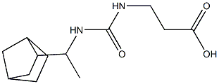 3-({[(1-bicyclo[2.2.1]hept-2-ylethyl)amino]carbonyl}amino)propanoic acid Struktur