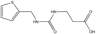 3-({[(thien-2-ylmethyl)amino]carbonyl}amino)propanoic acid Struktur