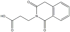 3-(1,3-dioxo-1,2,3,4-tetrahydroisoquinolin-2-yl)propanoic acid Struktur