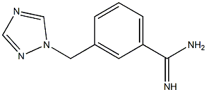 3-(1H-1,2,4-triazol-1-ylmethyl)benzenecarboximidamide Struktur