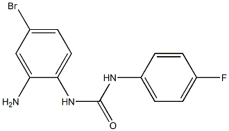 3-(2-amino-4-bromophenyl)-1-(4-fluorophenyl)urea Struktur