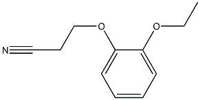 3-(2-ethoxyphenoxy)propanenitrile Struktur