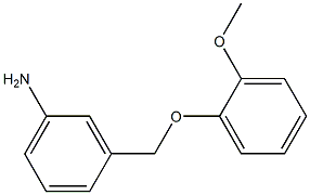 3-(2-methoxyphenoxymethyl)aniline Struktur