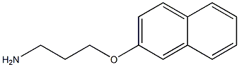 3-(2-naphthyloxy)propan-1-amine Struktur