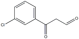 3-(3-chlorophenyl)-3-oxopropanal Struktur