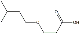 3-(3-methylbutoxy)propanoic acid Struktur