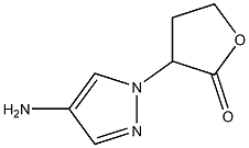 3-(4-amino-1H-pyrazol-1-yl)oxolan-2-one Struktur