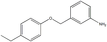 3-(4-ethylphenoxymethyl)aniline Struktur