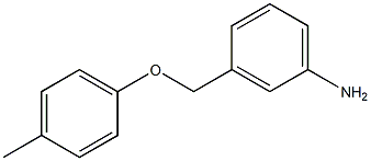 3-(4-methylphenoxymethyl)aniline Struktur