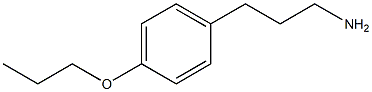 3-(4-propoxyphenyl)propan-1-amine Struktur