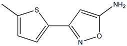 3-(5-methylthiophen-2-yl)-1,2-oxazol-5-amine Struktur