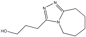 3-(6,7,8,9-tetrahydro-5H-[1,2,4]triazolo[4,3-a]azepin-3-yl)propan-1-ol Struktur