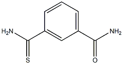 3-(aminocarbonothioyl)benzamide Struktur