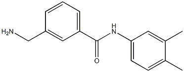 3-(aminomethyl)-N-(3,4-dimethylphenyl)benzamide Struktur