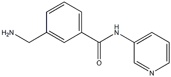 3-(aminomethyl)-N-pyridin-3-ylbenzamide Struktur