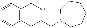 3-(azepan-1-ylmethyl)-1,2,3,4-tetrahydroisoquinoline Struktur