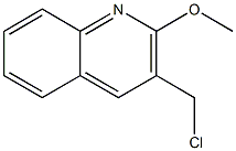 3-(chloromethyl)-2-methoxyquinoline Struktur