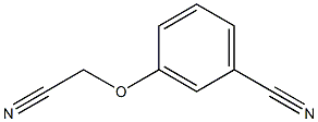 3-(cyanomethoxy)benzonitrile Struktur