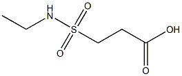 3-(ethylsulfamoyl)propanoic acid Struktur