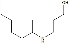 3-(heptan-2-ylamino)propan-1-ol Struktur