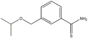 3-(isopropoxymethyl)benzenecarbothioamide Struktur