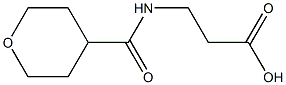 3-(oxan-4-ylformamido)propanoic acid Struktur