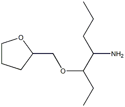 3-(oxolan-2-ylmethoxy)heptan-4-amine Struktur