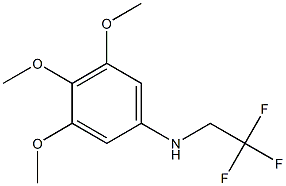 3,4,5-trimethoxy-N-(2,2,2-trifluoroethyl)aniline Struktur