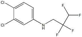 3,4-dichloro-N-(2,2,3,3-tetrafluoropropyl)aniline Struktur